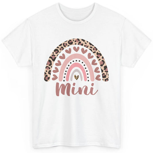 Mini Leopard Rainbow Cheetah Love Mama Valentines Day Classic Unisex T-Shirt