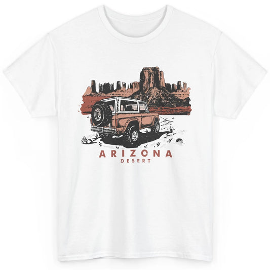 Retro Arizona Desert Truck Country Adventure Nature Lovers Classic Unisex T-Shirt